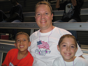 dad and two sons