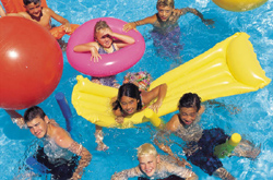 kids in pool