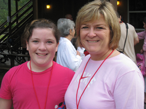 mom and girl
