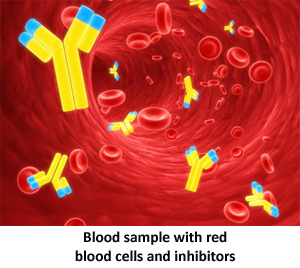 red blood cells and inhibitors