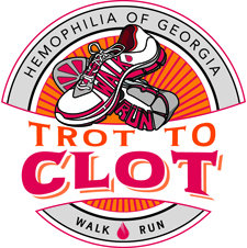 Trot to Clot logo 2012