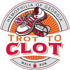 Trot to Clot Logo