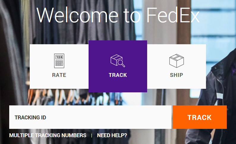 FedEx Tracking Graphic