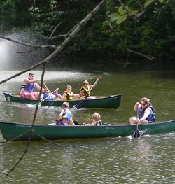 camp 2010 canoe