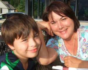 Cathy and nephew