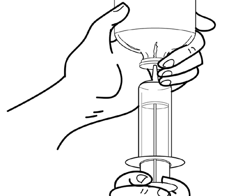 Fig 4-14 filling the syringe