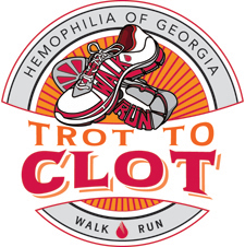 Trot to Clot logo 2012