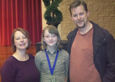 Gillian and parents