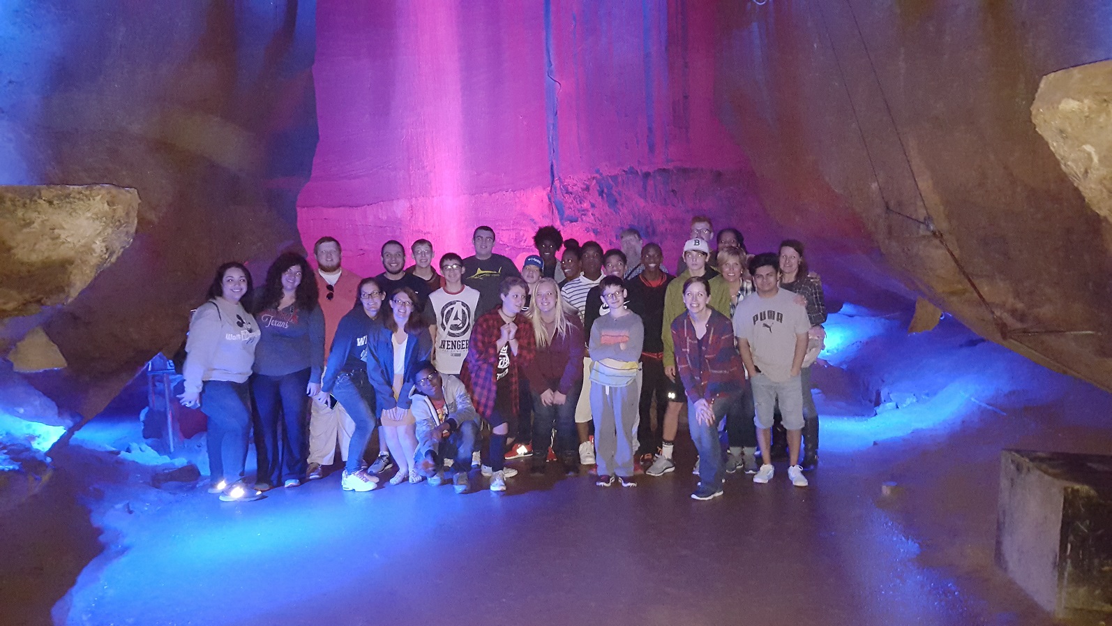 Teen Retreat at Ruby Falls