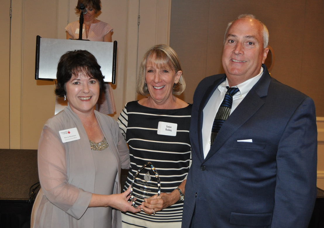 Dan and Louise Rushing are Awarded Outstanding New Volunteers of the Year