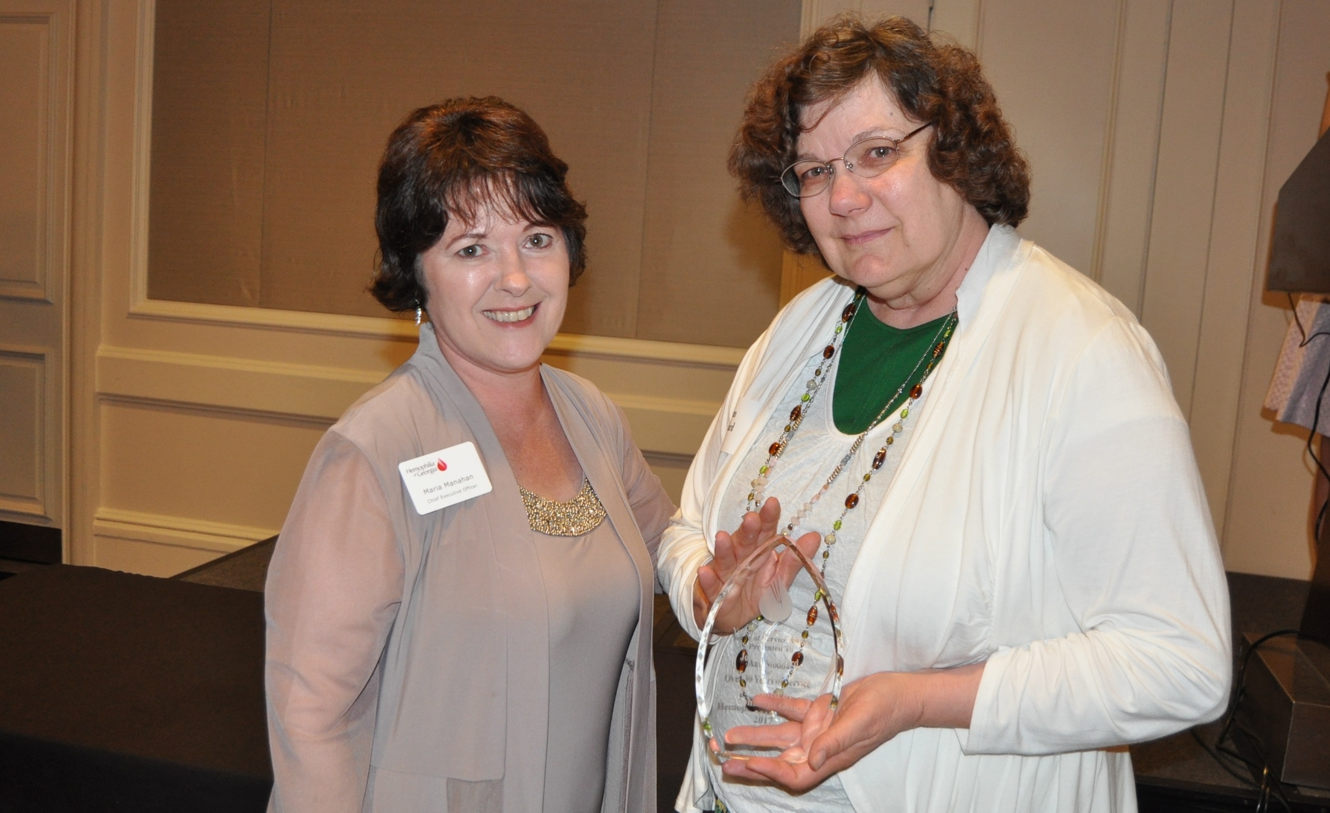 Jo Ann Stoddard was Awarded for Years of Service
