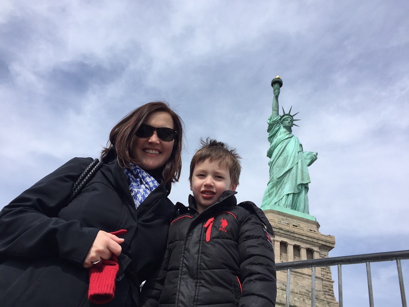 Amy Green and her Son