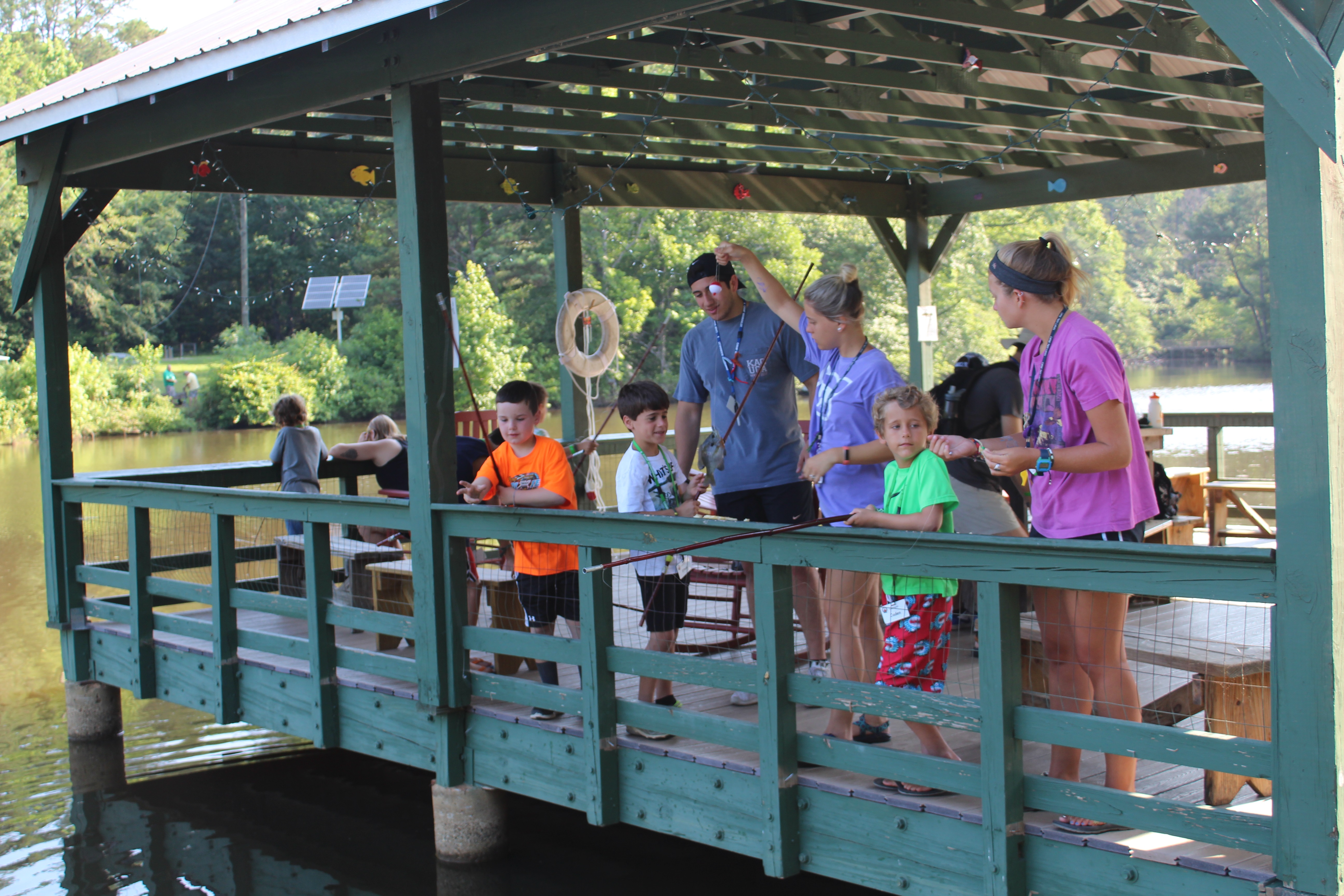 2017 Camp Wannaklot Parker Fishing