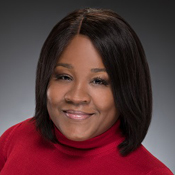 Bio pic of a woman, Adrene Evans, HoG Benefits Coordinator