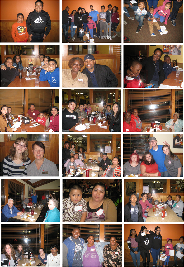 Community Dinners Across Georgia- family pictures collage2