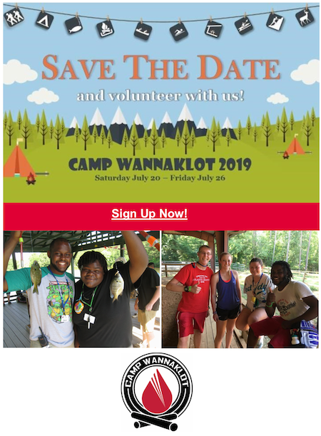 2019 Camp Wannaklot Save the Date Graphic (450 px)