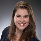 Profile pic of woman with long brown hair