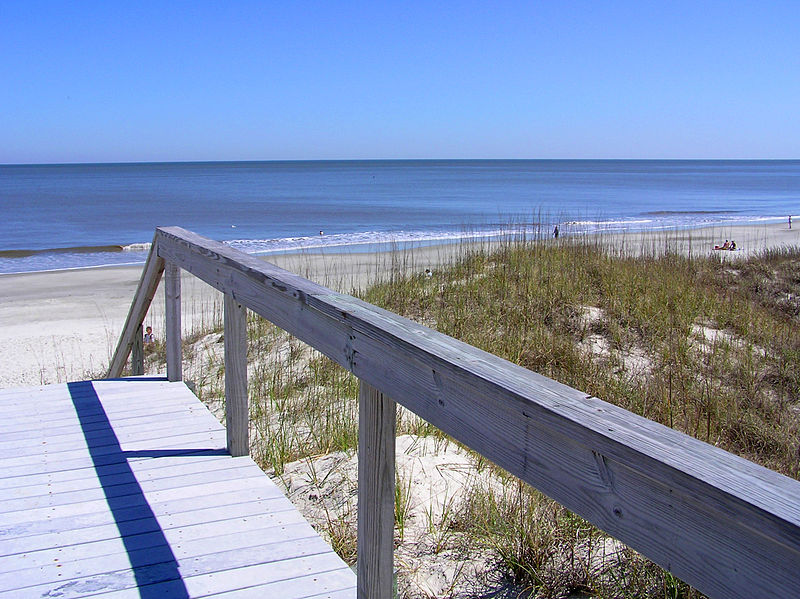 pier and beach