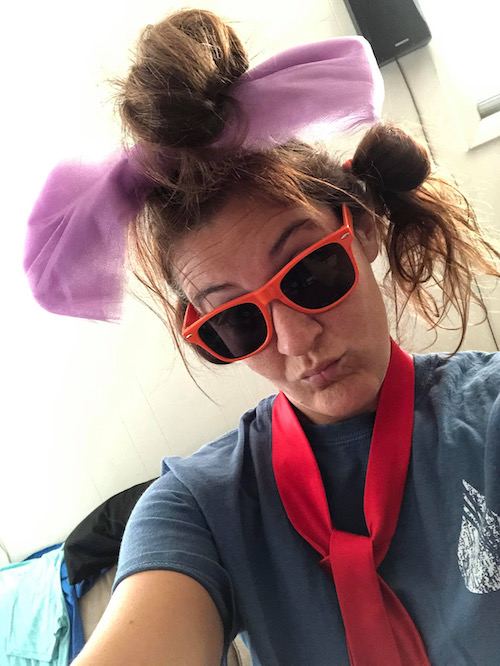 camp counselor 2020 funny hair day