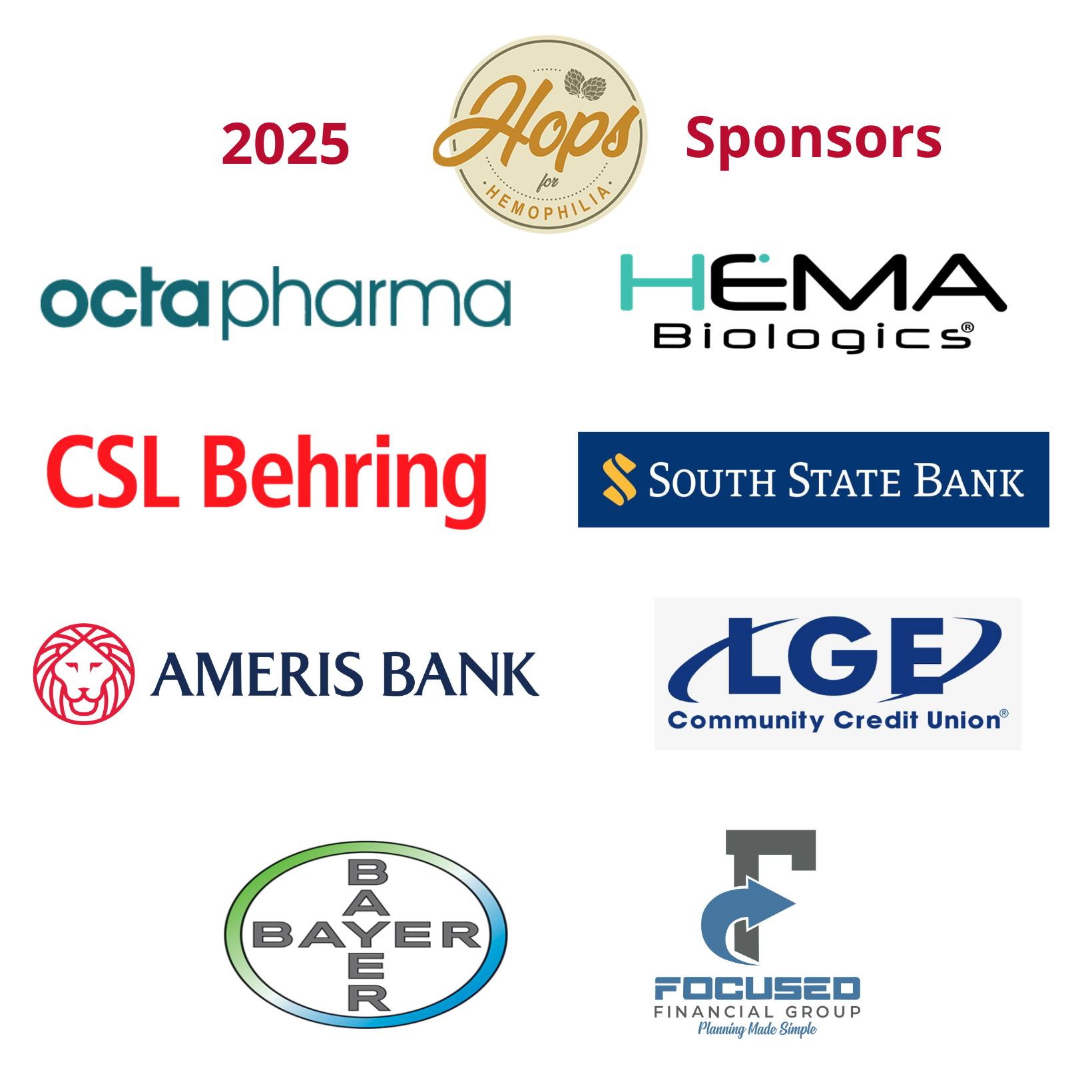 2025 Hops Sponsors