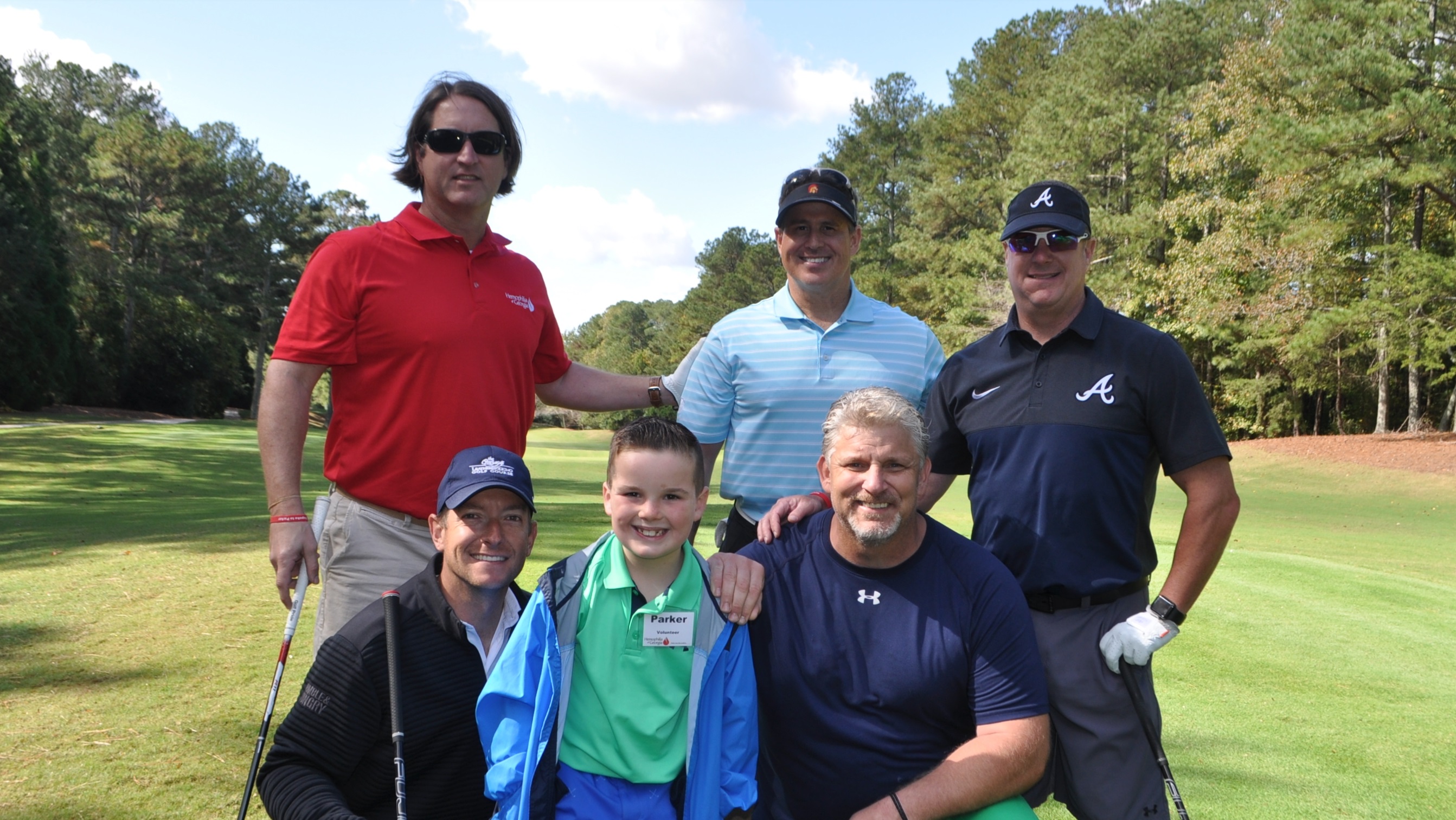 Parker Speaks About Research at the Hit 'Em for Hemophilia Golf Tournament