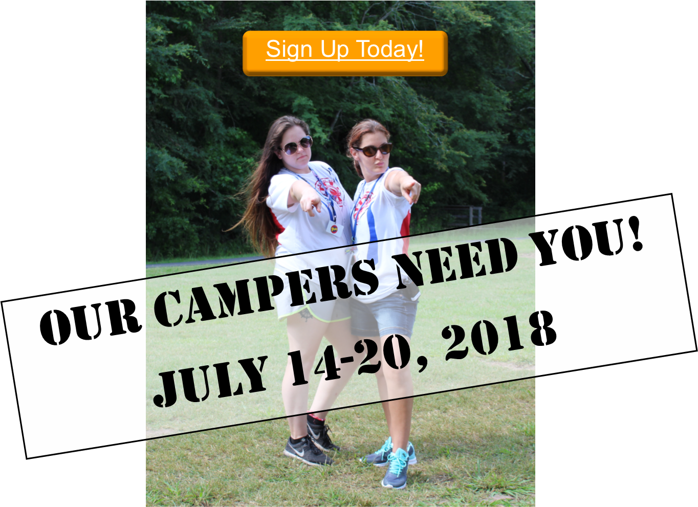 Volunteer for Camp Wannaklot