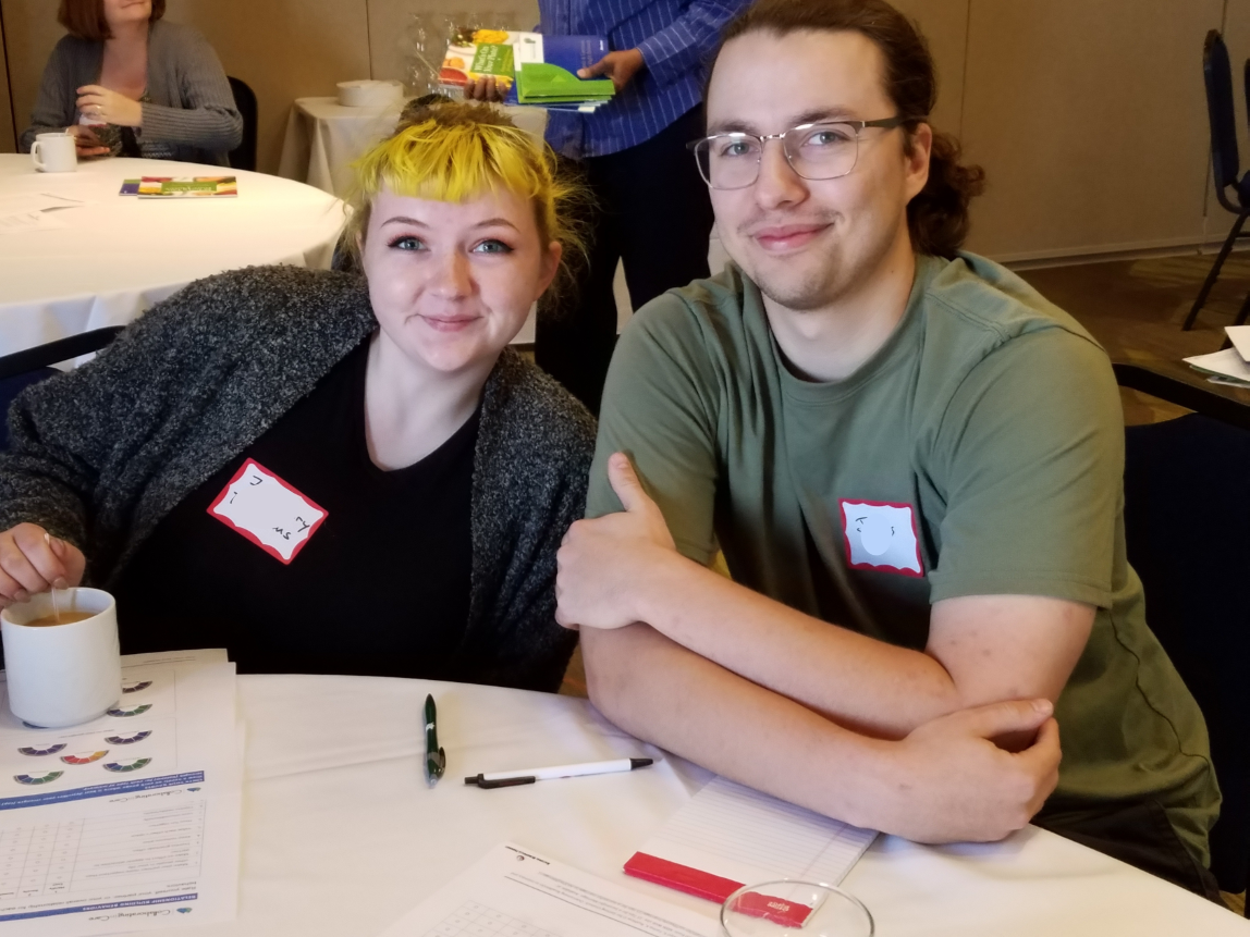 Amicalola Couple at table